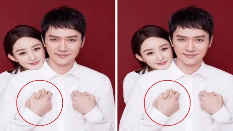 赵丽颖结婚证上「拥抱」冯绍峰,有谁注意到冯绍峰的手